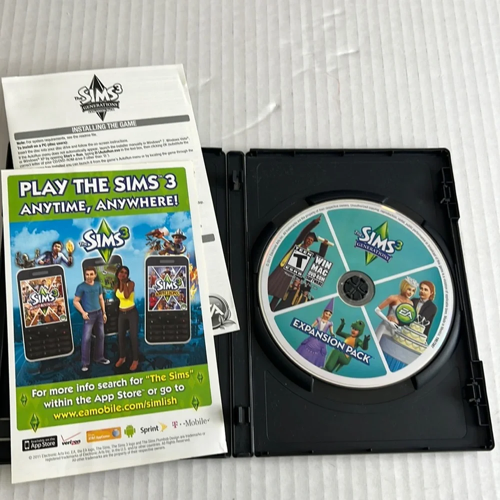 The Sims 3 PC High End Loft Stuff Pack & Ambitions & Generations Expansion Packs